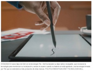 Dell lanza un lpiz ptico con la tecnologa Tile de rastreo