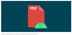 Cmo guardar una pgina web en PDF en un telfono Android