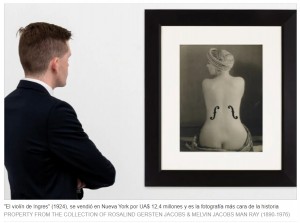 El clebre desnudo de mujer de Man Ray es la fotografa ms cara de la historia