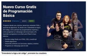 Curso de programación gratis: la nueva opción que enseña desde cero, en español y 100 por ciento online