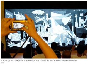 El Guernica de Picasso lleg a Japn gracias a una nueva tecnologa ultra realista