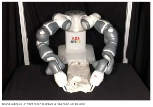 Tecnología que vale la pena: este robot dobla 40 prendas de ropa por hora