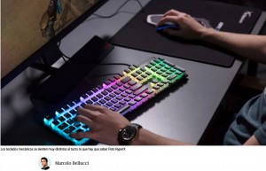 Cuatro teclados mecánicos con iluminación, ideales para gamers y programadores