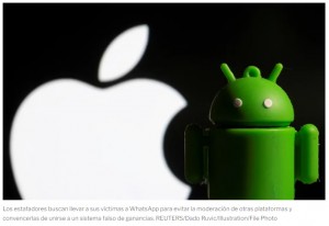 Google y Apple identifican apps que invitaban a invertir en criptomonedas para robar a los usuarios