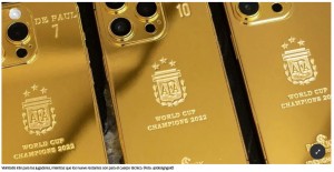 Cmo son y cunto cuestan los iPhone de oro que recibieron Messi y sus compaeros de la Seleccin