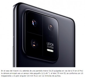 Xiaomi 13 Pro, así es el smartphone con cámaras “auténticamente Leica”
