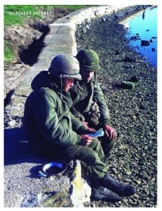 El album de fotos de fotos del ltimo corresponsal de guerra en la rendicin de Malvinas
