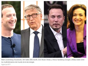 Zuckerberg, Gates, Musk, Sandberg A qu edad se hicieron multimillonarias las figuras ms...