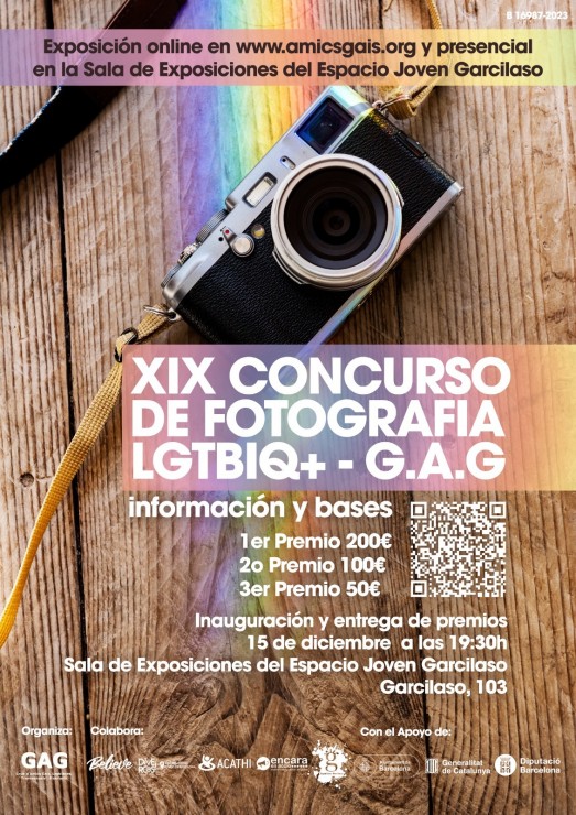 19° Concurso de fotografía GAG Grupo de Amigos Gays, Lesbianas, Trans* y Bisexuales