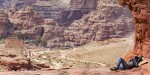 Panormica del valle de Petra. Jordania.