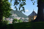Bergen desde el refugio de Edvard Grieg