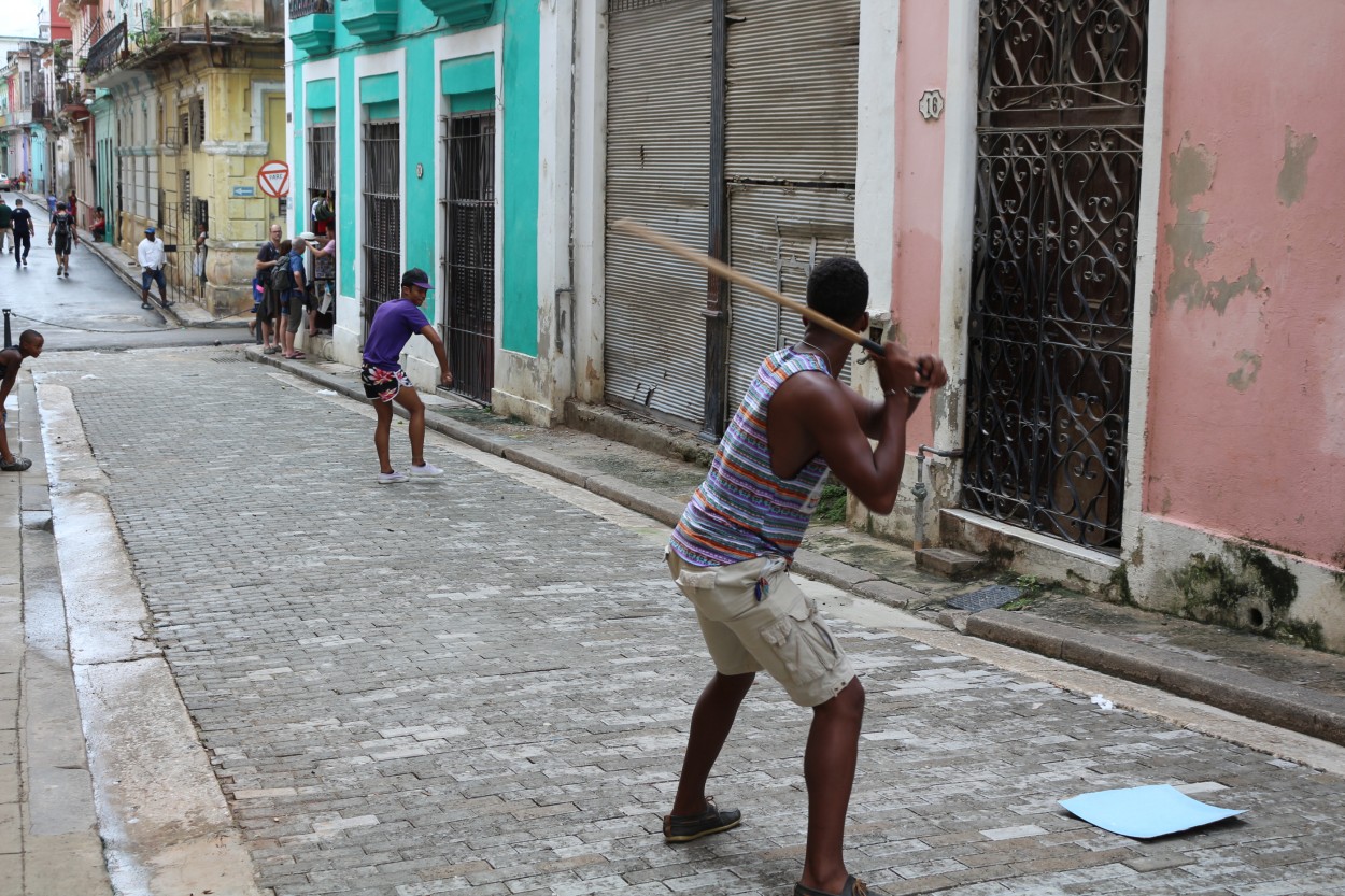jugando en la Habana