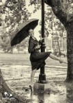 bailando en la lluvia