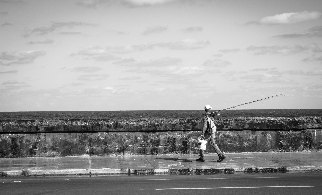 pescador en cuba