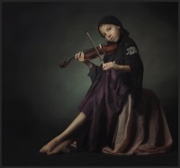 La nia violinista