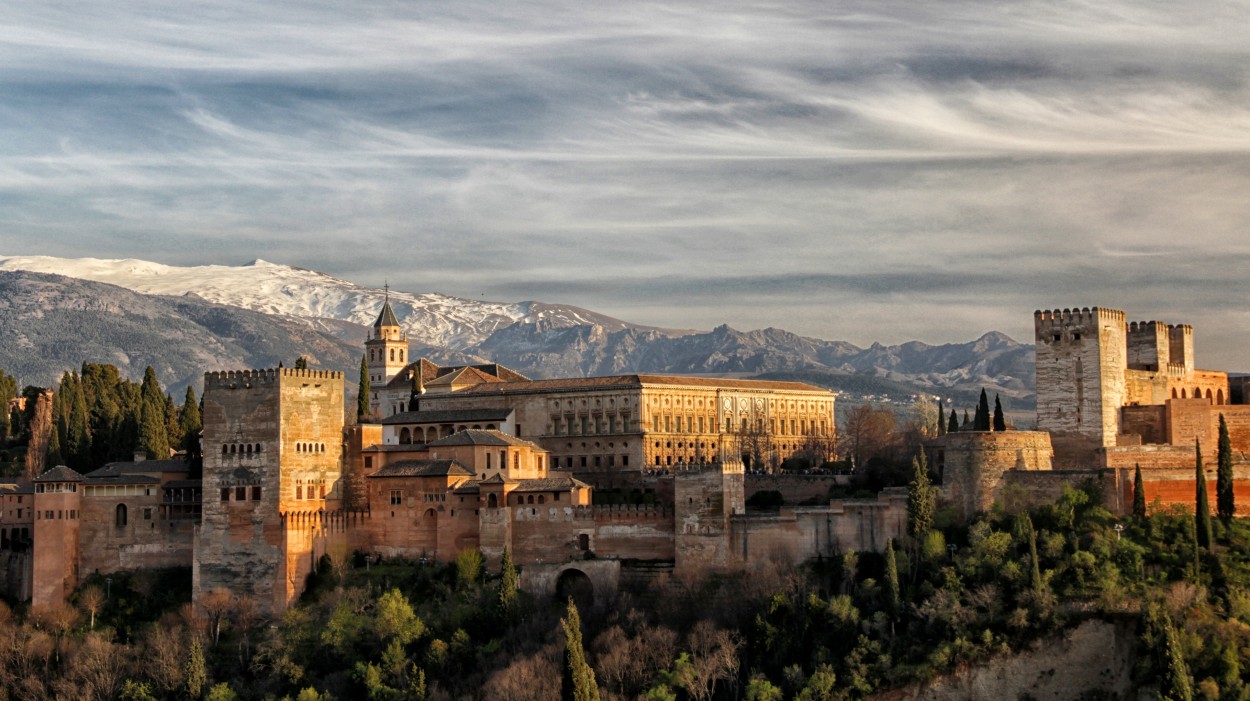 Atardecer en La Alhambra