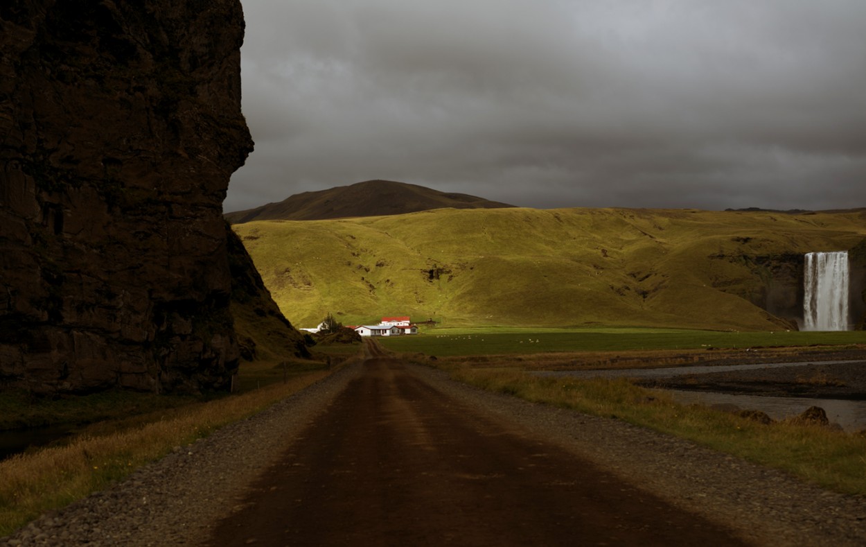 La cascada. Viaje a Islandia.