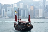 Navegando en Hong Kong