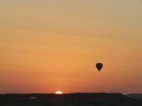 amanecer en Capadocia