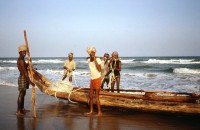 pescadores Golfo de Bengala India