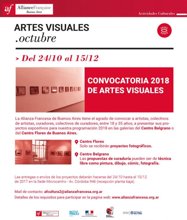 Convocatoria 2018 - Artes Visuales