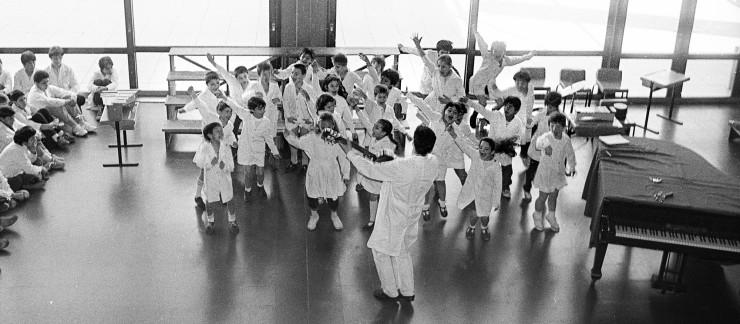 Escuelas, 1983 - 1989. Marcha Blanca, 03/1988