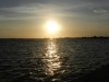 Santa Cruz del Sur: Rojiza puesta del sol