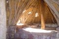 Interior de la vivienda de los indios Huarpes