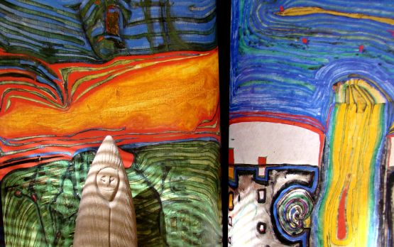"Hundertwasser de fondo" de Virginia Rapallini