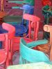 sillas de colores
