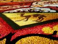 alfombra floral