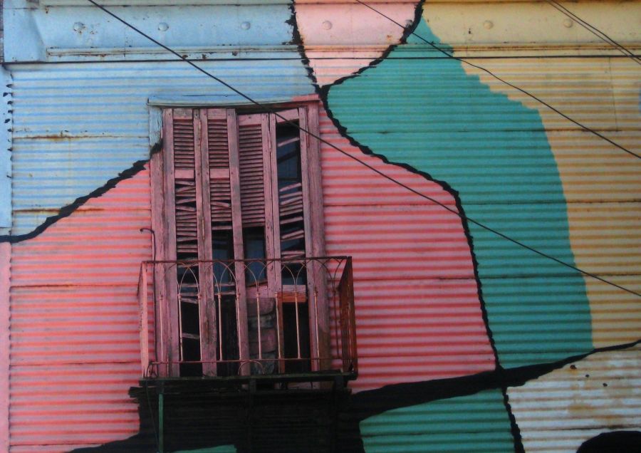 "`Casa vieja del barrio de La Boca`" de Ethel Panciroli