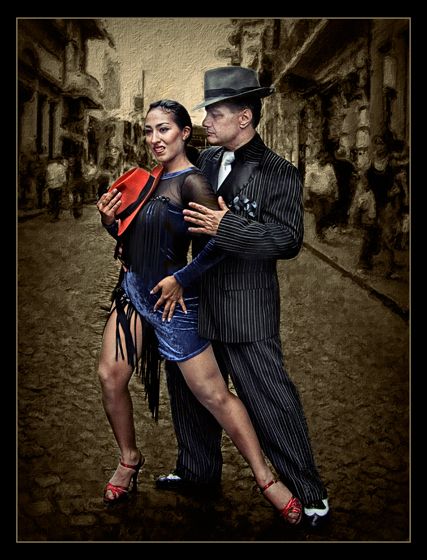 "Bailarines de tango 2" de Jose Carlos Kalinski