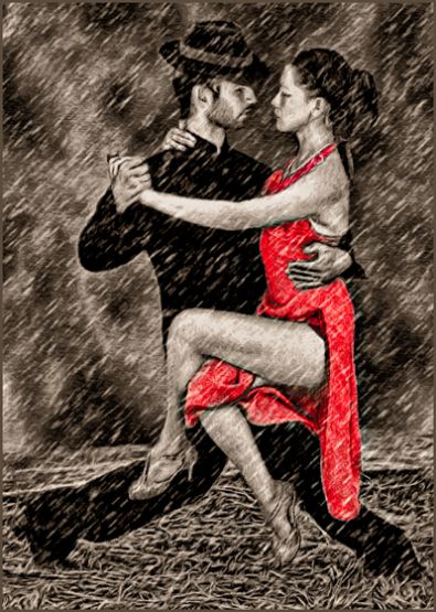 "Bailando bajo la lluvia" de Jose Carlos Kalinski