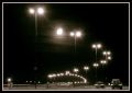 Autopista, luces y Luna