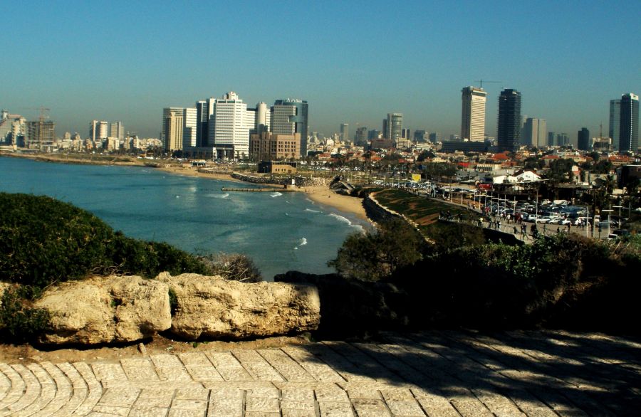"vista panoramica de Tel Aviv" de Tzvi Katz