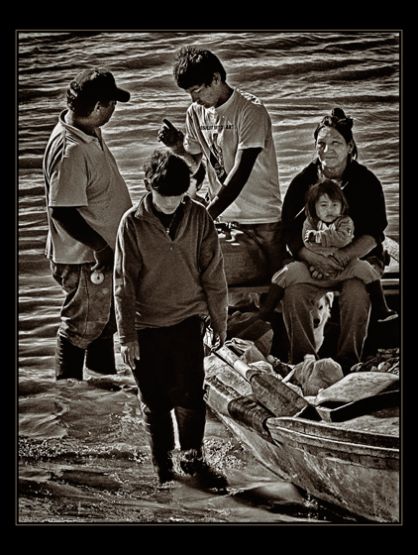 "Familia de pescadores" de Jose Carlos Kalinski