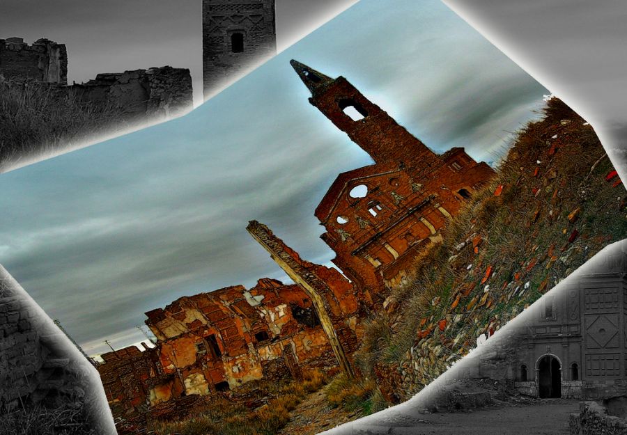 "ruinas y abandonos sobre papel" de Elvira Dcm