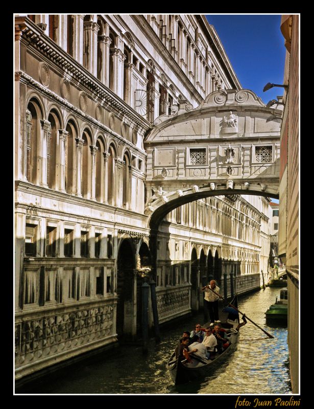 "PUENTE DE LOS SUSPIROS-Venecia" de Juan Antonio Paolini