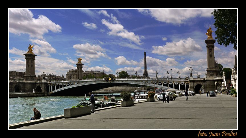 "PUENTE ALEXANDER-Paris" de Juan Antonio Paolini