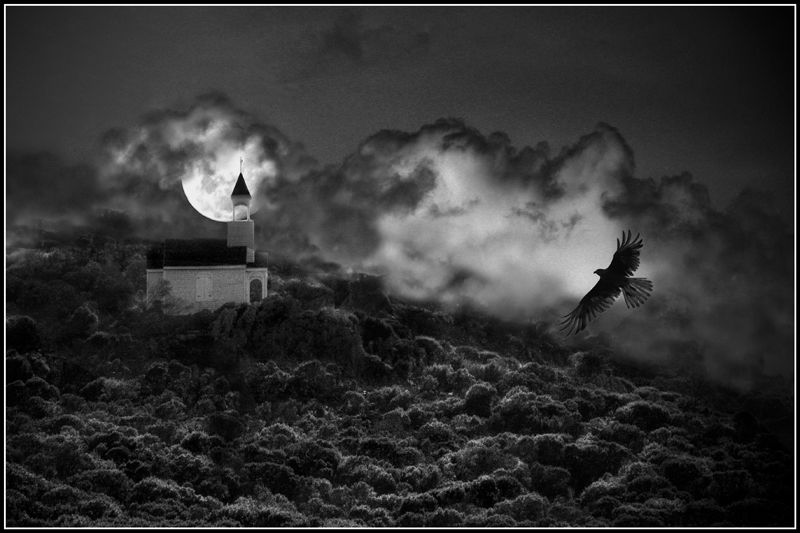 "La luna tras la capilla" de Eli - Elisabet Ferrari
