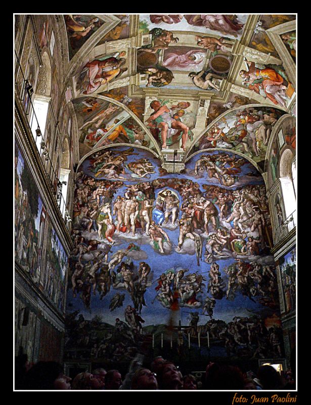 "CAPILLA SIXTINA - El Vaticano" de Juan Antonio Paolini