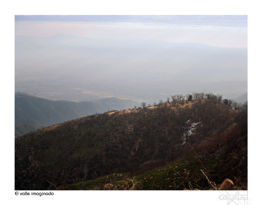 "Un valle imaginado - Desde la ruta - California" de Silvia Corvaln