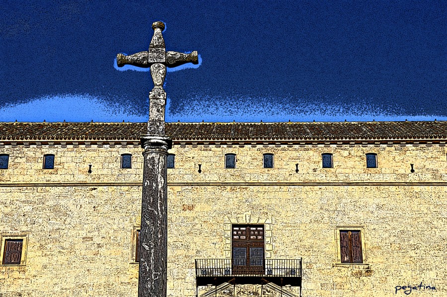 "la cruz y la fachada" de Elvira Dcm