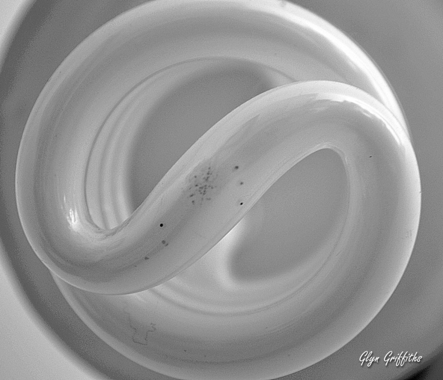 "Espiral de luz" de Glyn Griffiths