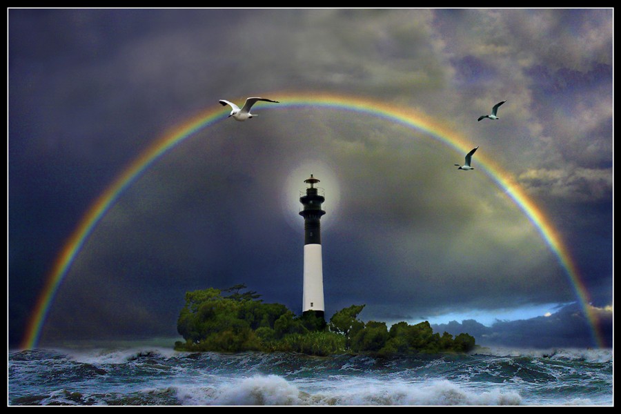 "El arco iris y el Faro" de Eli - Elisabet Ferrari