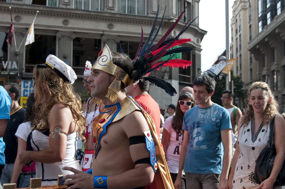 "Da del orgullo gay en Madrid, 02-07-2011" de Eugenio Bonilla Calonge