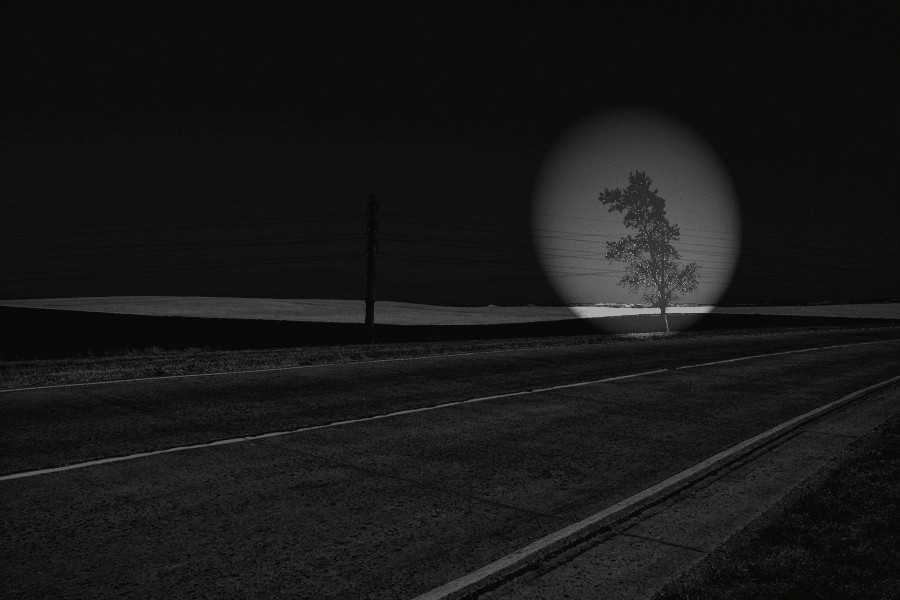 "luna llena reflectorada" de Stella Maris Kippke