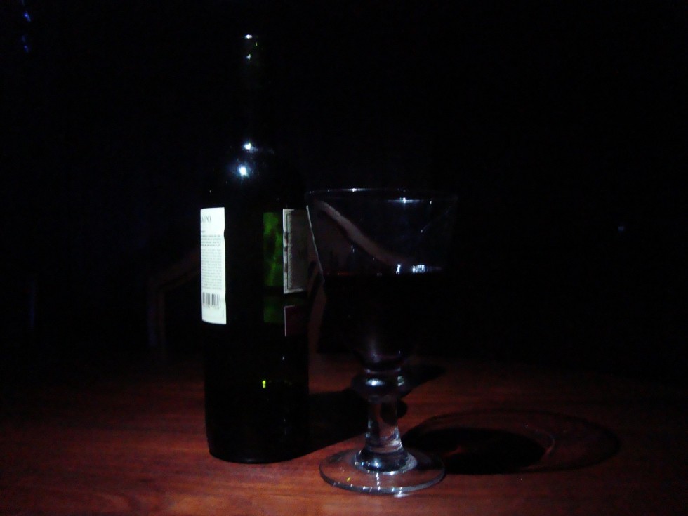 "La vino tinto." de Piero Francesa
