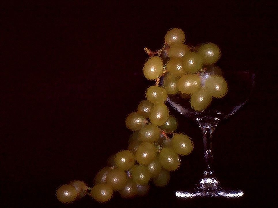"Copa con uvas" de Alberto Jara